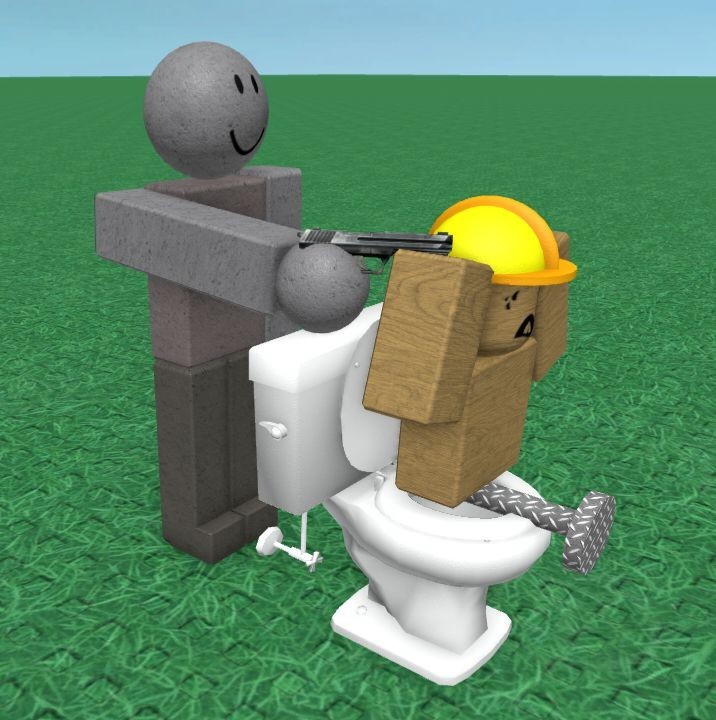 Create meme: roblox , get the game, toilet 