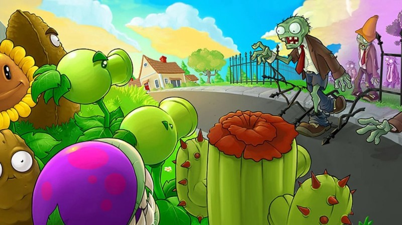 Create meme: plants vs. zombies