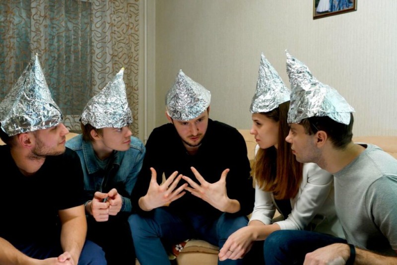 Create meme: foil hat for protection, the man in the tinfoil hat, foil hat