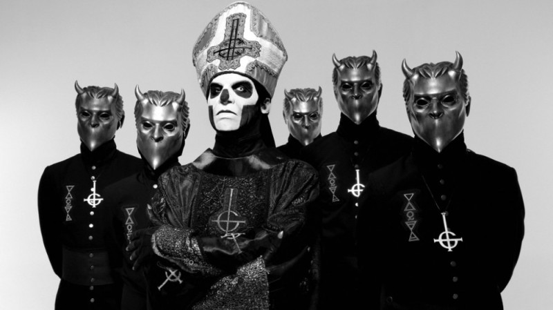 Create meme: ghost group, ghost band nameless ghouls, ghost band 2021