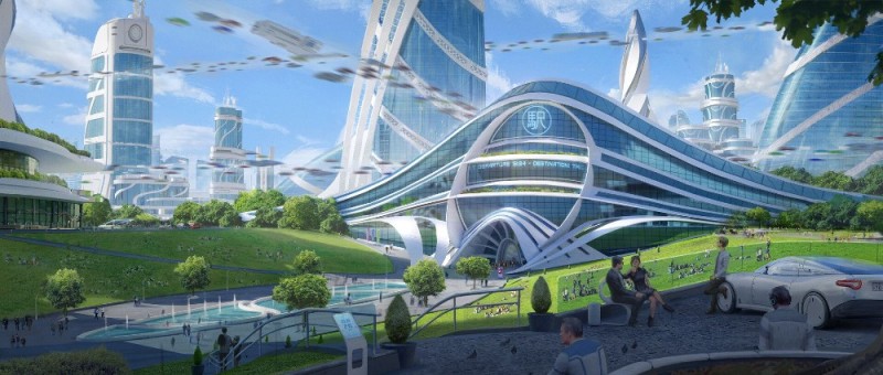 Create meme: the city of the future, a fantastic city of the future., a beautiful city of the future