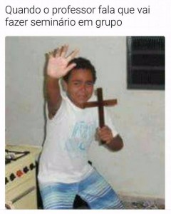 Create meme: black boy with a cross, memes, Negro with a cross in hand