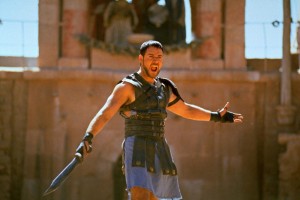 Create meme: gladiator