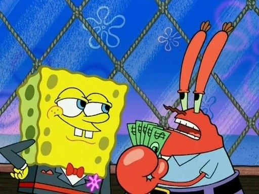 Create meme: Mr. Krabs spongebob, spongebob heroes, characters of Spongebob Mr. Krabs