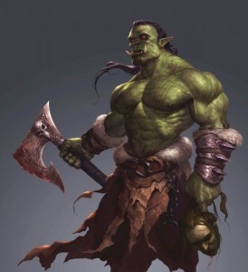 Create meme: Orc wow