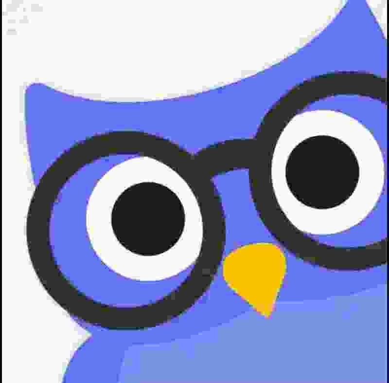 Create meme: nerd ai tutor math helper, owl logo on transparent background, logo owl 