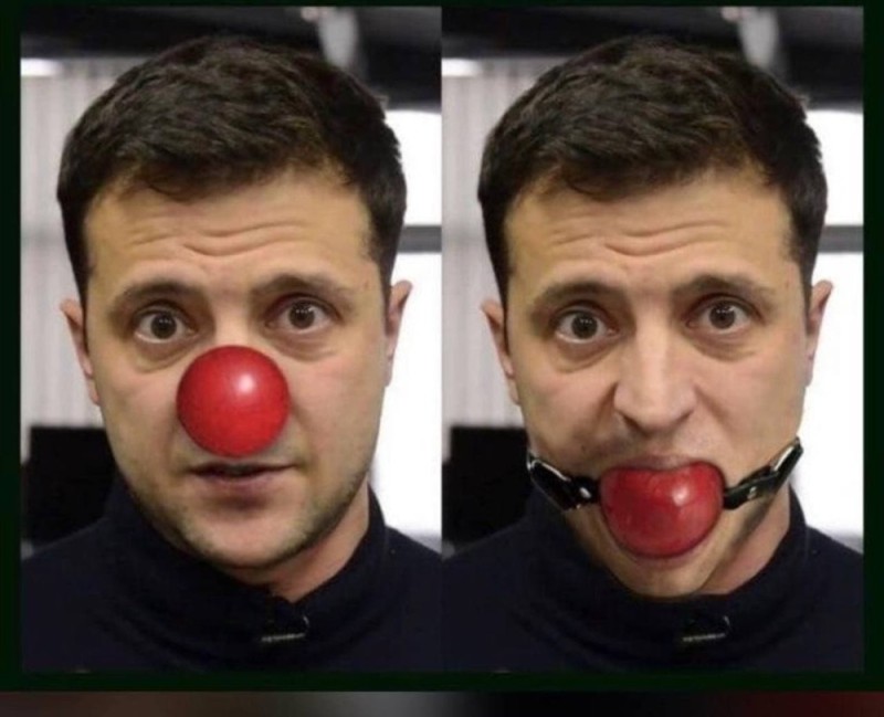 Create meme: Zelensky clown, screenshot , performance Zelensky