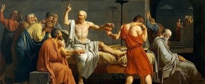 Create meme: picture, Socrates, Jacques-Louis David the death of Socrates