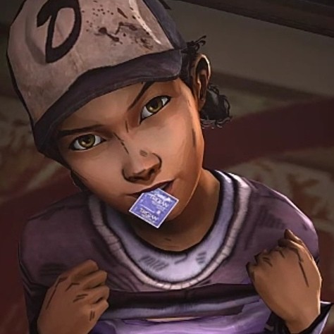 Create meme: The walking dead Clementine, the walking dead clementine, clementine rule 34