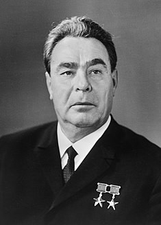 Create meme: Leonid Brezhnev , portrait of brezhnev, leonid ilyich brezhnev biography