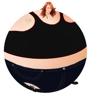 Create meme: round fat woman, fat girl, anime fat girl