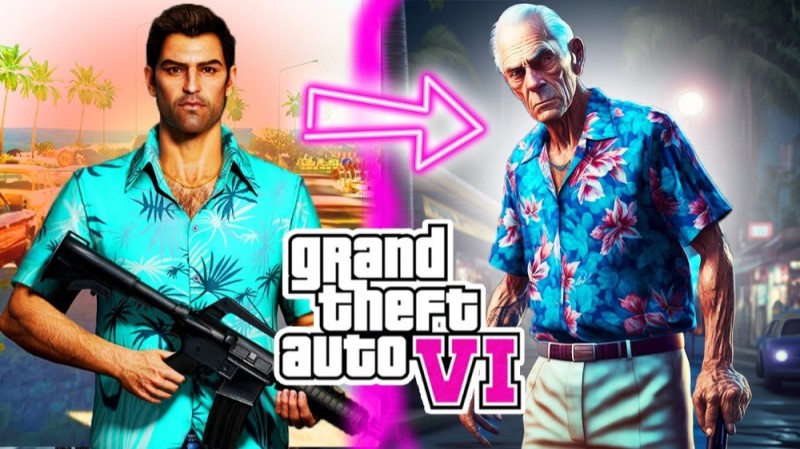 Создать мем: grand theft auto: vice city, grand theft auto 6, томми версетти вайс сити