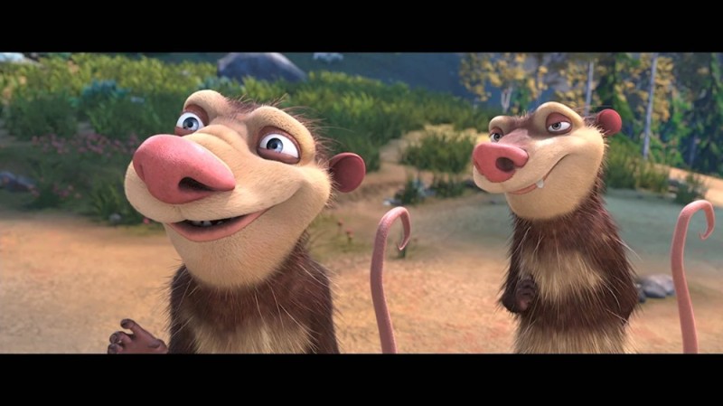 Create meme: opossum ice age, the possum from ice age, heroes of the ice age possums