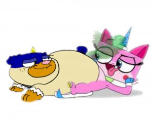 Create meme: pony tickling scootaloo, Cartoon Network, unikitty x puppycorn