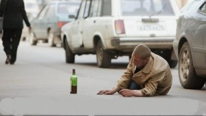 Create meme: abandoned, on the road, drunk