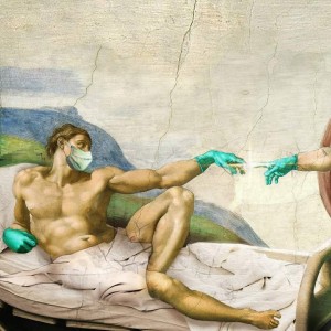 Create meme: the Michelangelo the creation of Adam, Michelangelo the creation of Adam, michelangelo the creation of Adam