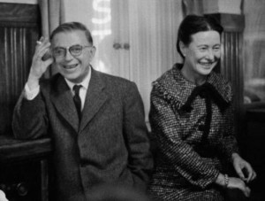 Создать мем: nazım hikmet ran, сартр, simone de beauvoir