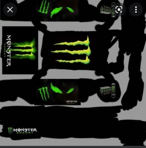 Создать мем: наклейки монстер, monster energy, наклейки монстр энэрджи