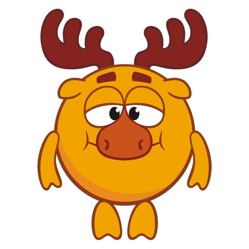 Create meme: smeshariki moose, smeshariki moose is phenomenal, moose from smeshariki