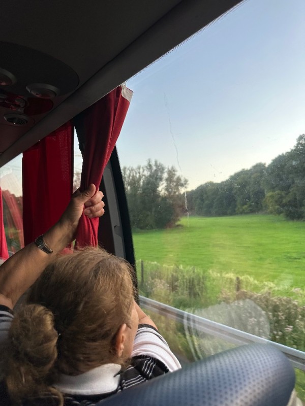 Create meme: people , bus window, bus 