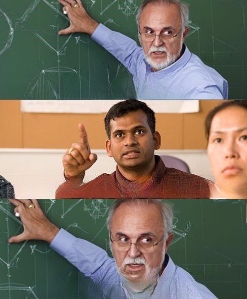 Create meme: chalk Board, memes , scientist meme