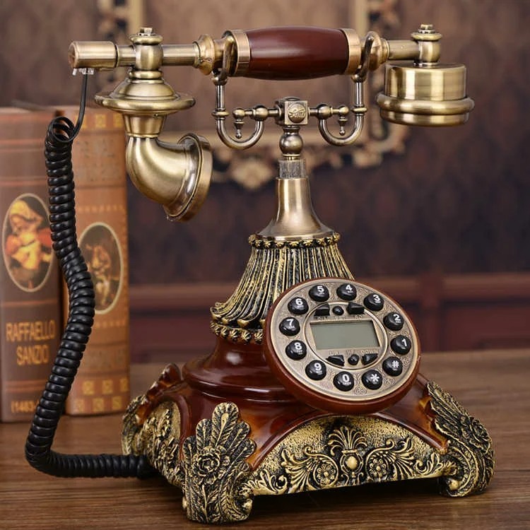 Create meme: landline phone, vintage telephone, old phone