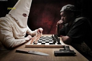 Create meme: racism, ku klux klan, black people