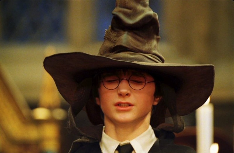 Create meme: The distribution hat from Harry Potter, The Harry Potter meme, Harry potter harry potter