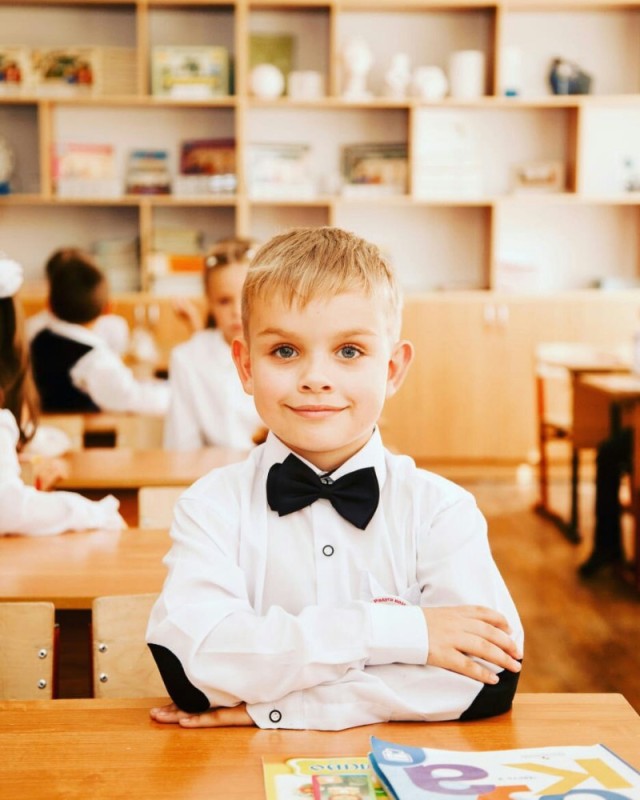 Create meme: Yegor Letov , a first grader , boy 