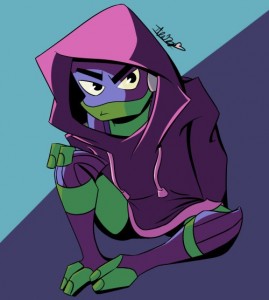 Создать мем: rottmnt donnie x, рейвен, сериал юные титаны