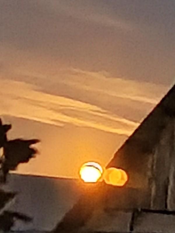 Create meme: the sky , sunset , second sun