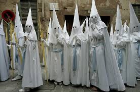 Create meme: Kuklus clan costume, semana santa ku klux klan, sectarian costume