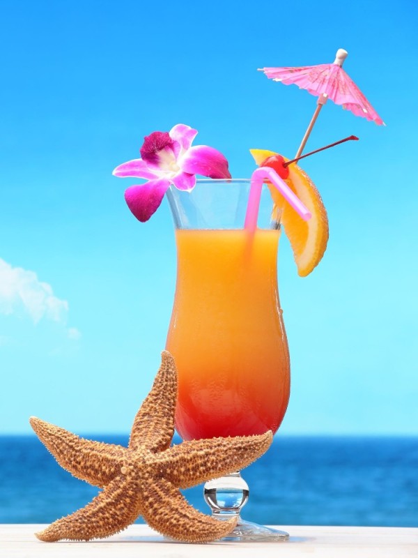 Create meme: cocktail on the beach, sea beach cocktail, sea palm cocktail