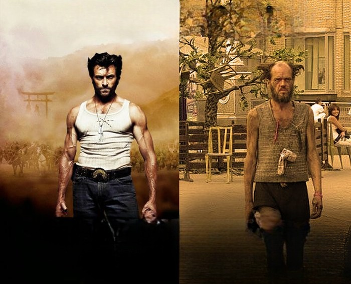 Создать мем: hugh jackman wolverine, the wolverine film, хью джекман тренировки росомахи