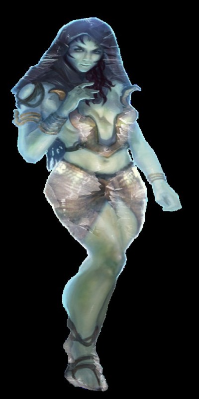 Create meme: orc girl, orc woman, Jade (Mortal Kombat)