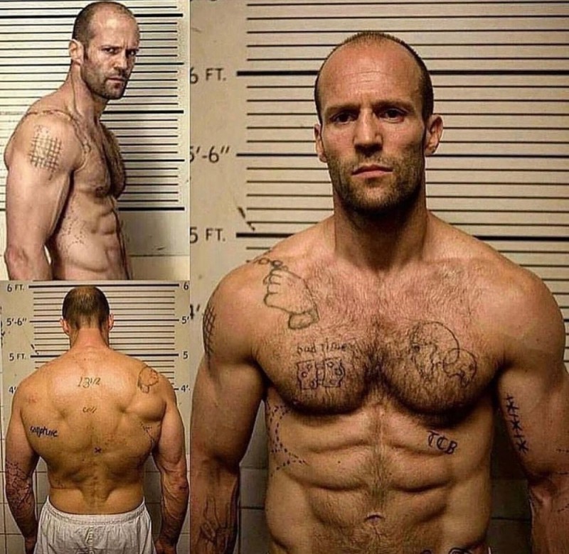 Create meme: Jason Statham biography, Jason Statham workout, Jason Statham as a young man