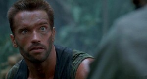 Create meme: Schwarzenegger predator is what you are, predator, what are you meme Arnold