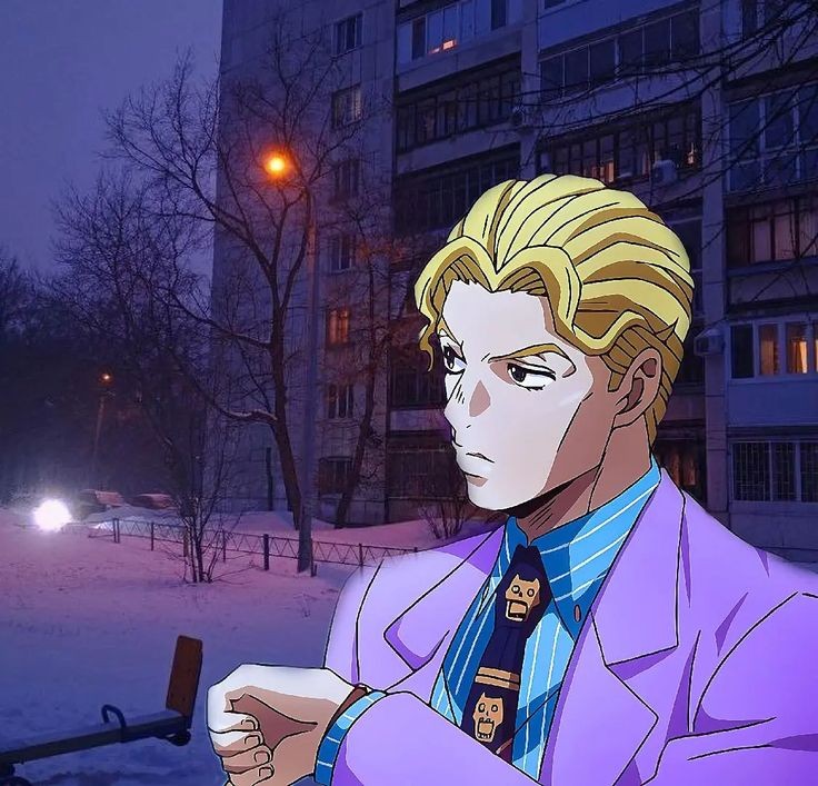 Create meme: jojo Kira Yoshikage, Jo jo Kira Yoshikage, jojo Kira Yoshikage