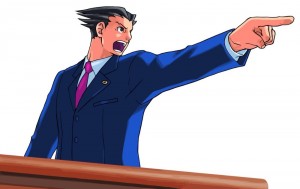 Create meme: ace attorney