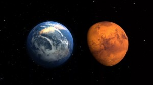 Создать мем: The Mars approach the Earth in July 27