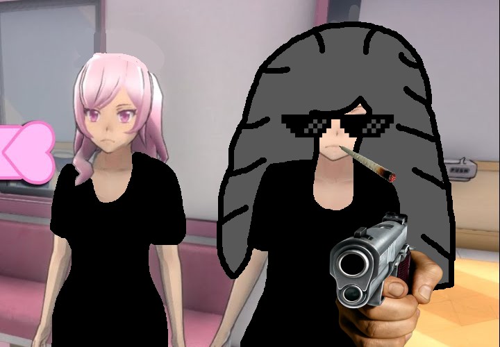 Create meme: figure , yandere simulator characters, muja kina yandere simulator