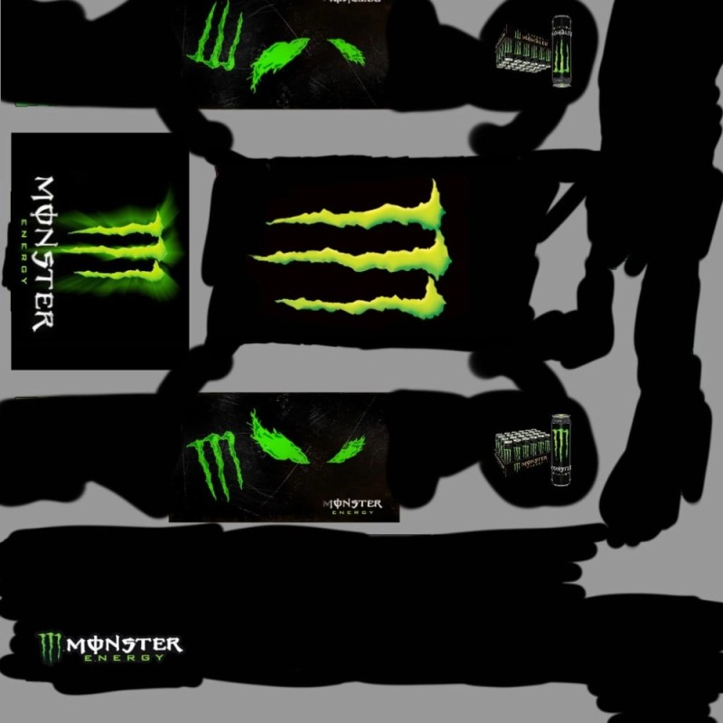 Создать мем: монстер энерджи, стикеры монстер энерджи, monster energy наклейки