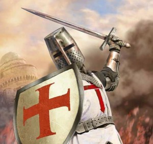 Create meme: knight, crusade, the Crusades