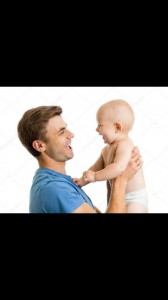 Create meme: father, son, cute baby