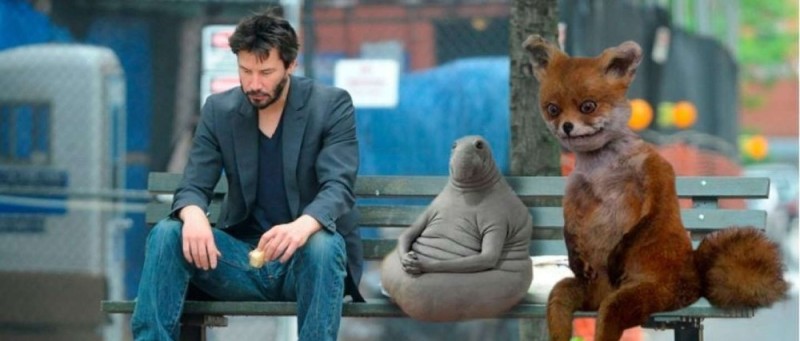 Create meme: sad Keanu Reeves , Keanu Reeves , sad Keanu meme