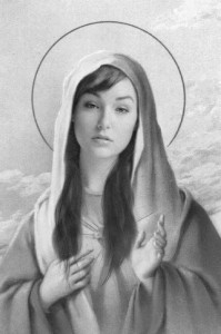 Создать мем: святая александра серая, дева мария католическая икона, святая александра покровительница одиноких