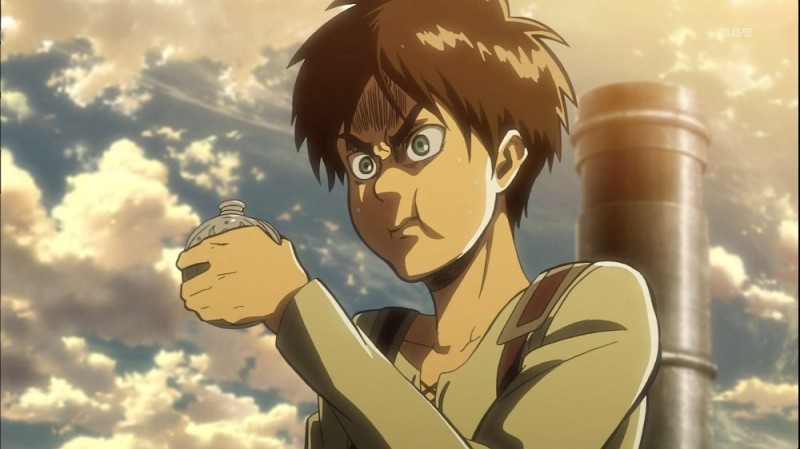 Create meme: anime attack of the titans eren, titans attack of the titans, eren yeager screen