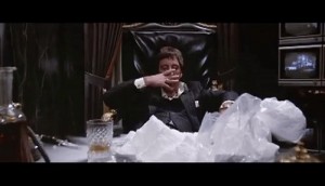 Create meme: Scarface 1983, Scarface, al Pacino cocaine