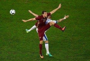 Create meme: football, the match between Russia and Slovakia, professional football