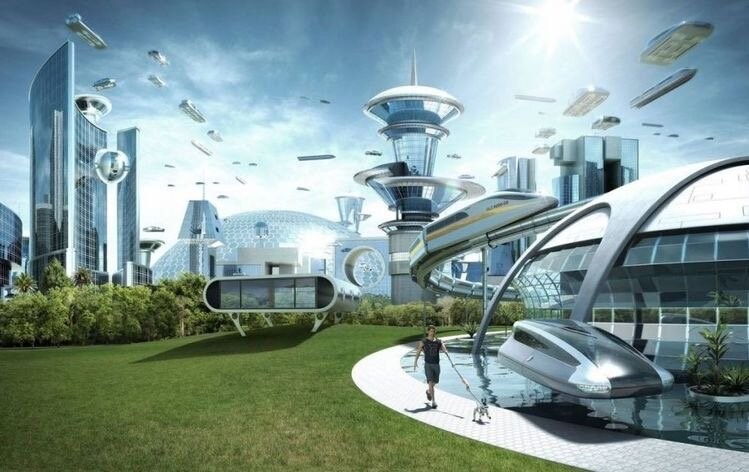 Create meme: futuristic architecture, the project of the future, the architecture of the future